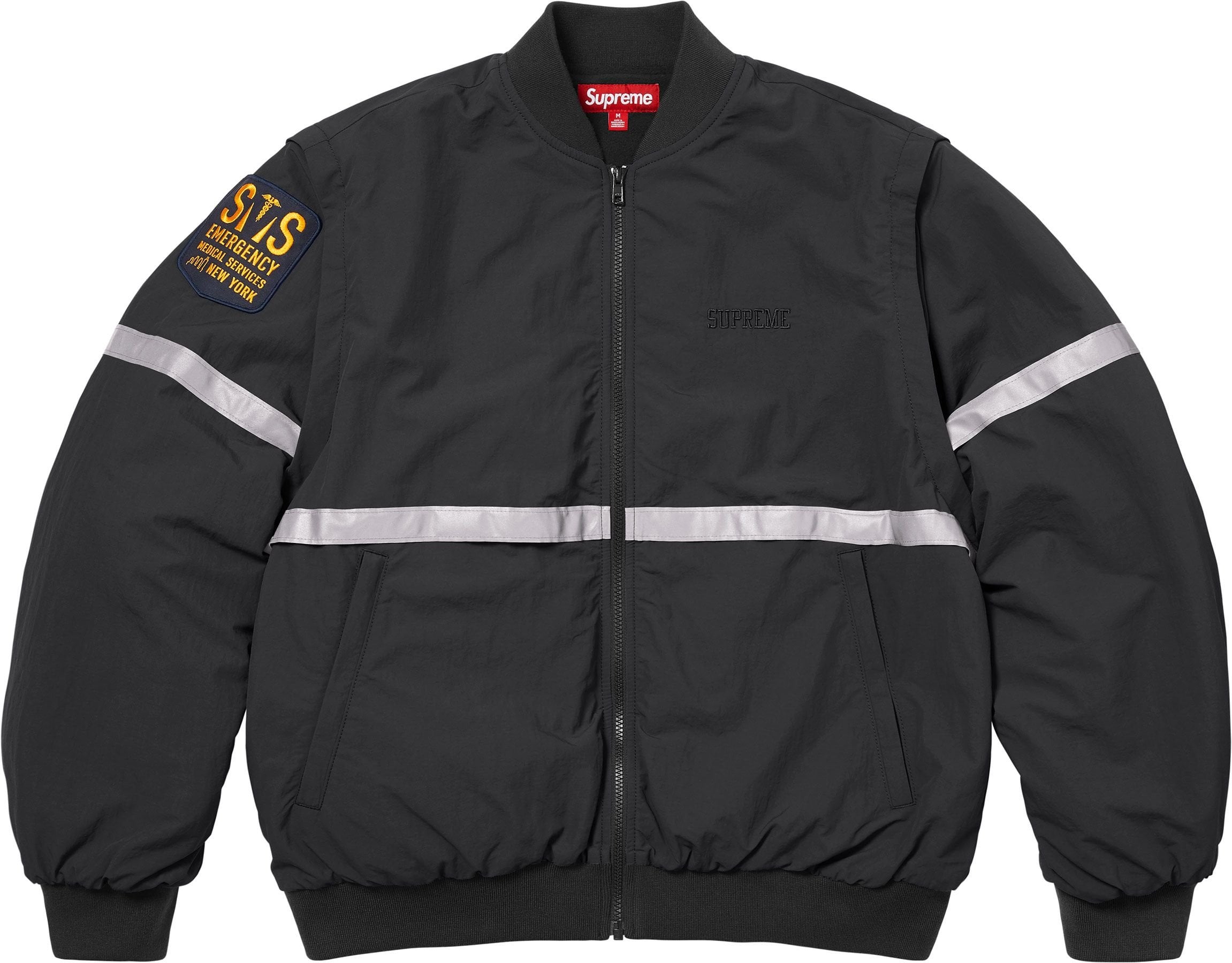 Zip-Off Sleeve Reflective Stripe Jacket view 9